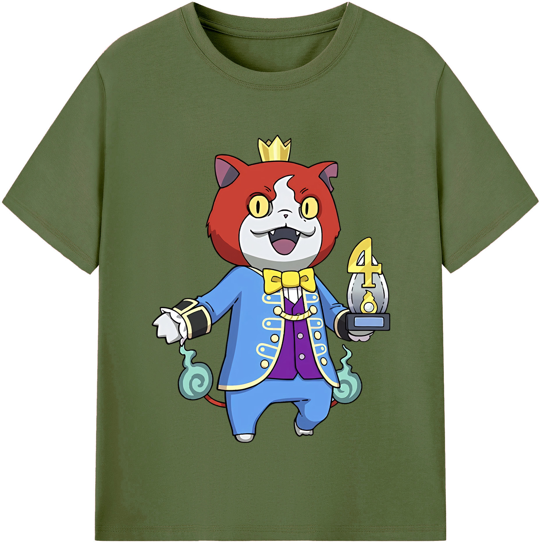 （画像用） 妖怪ウォッチ Yo-kai Watch 綿100％半袖Tシャツ（フロントプリント）